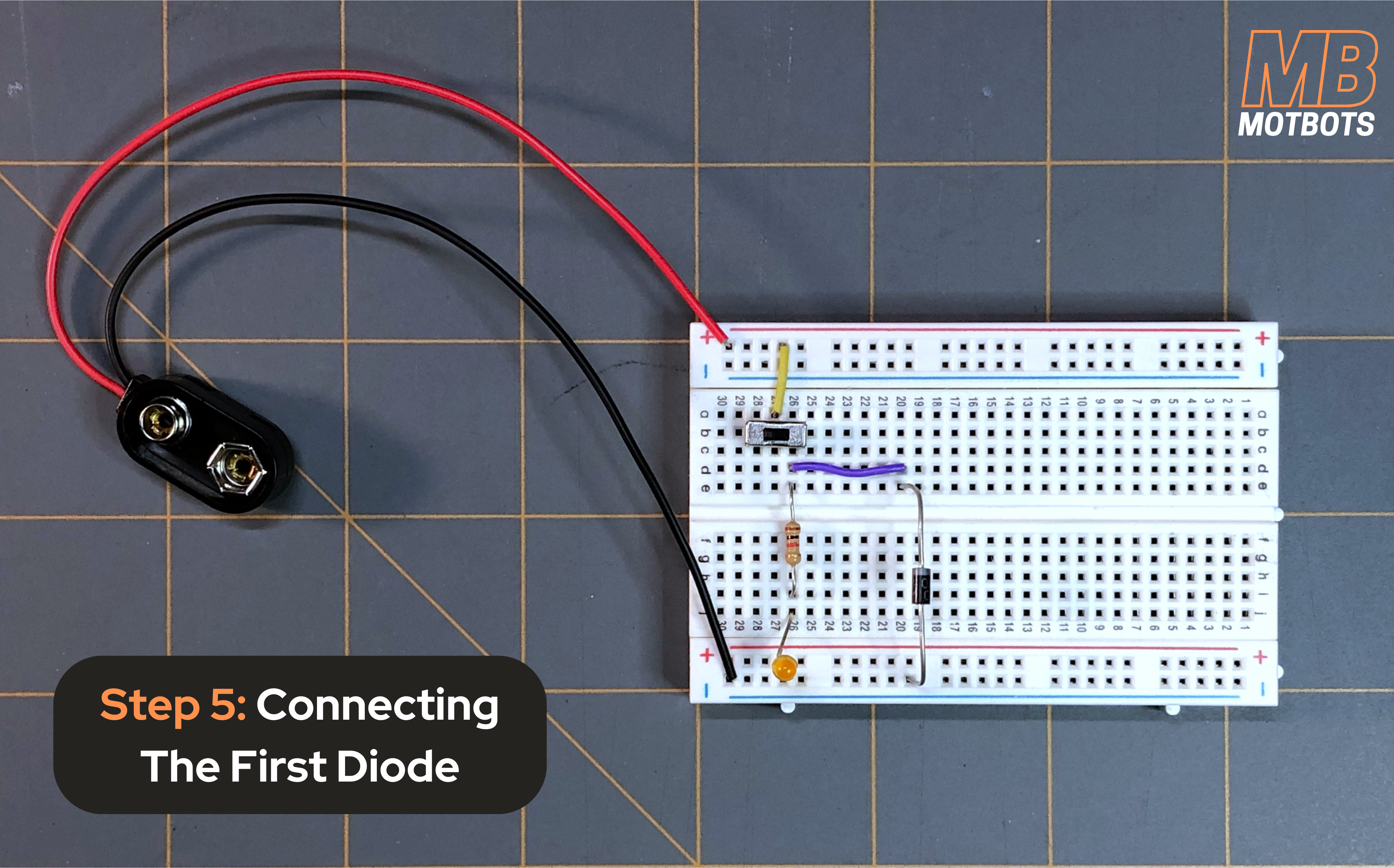 Step 5 Connecting The First Diode_Scrubberbot.png