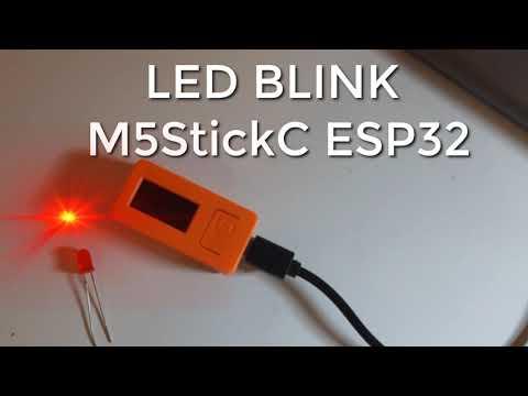 StickC M5Stack LED Blink - Super Easy DIY