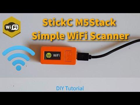 StickC M5Stack Ultra Simple WiFi Scanner - ESP32