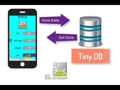 Store Data using Tiny DB In MIT app inventor 2 | Part 1