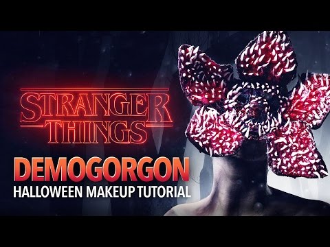 Stranger Things Demogorgon Halloween Makeup Tutorial