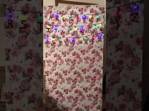 Stranger Things Halloween Wall