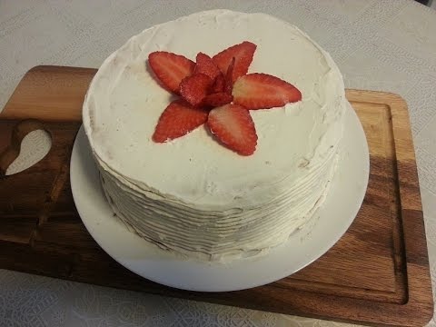 Strawberry Cream Cake