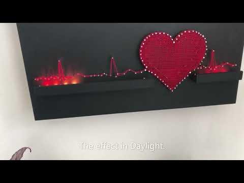 String Art Heart with LED's