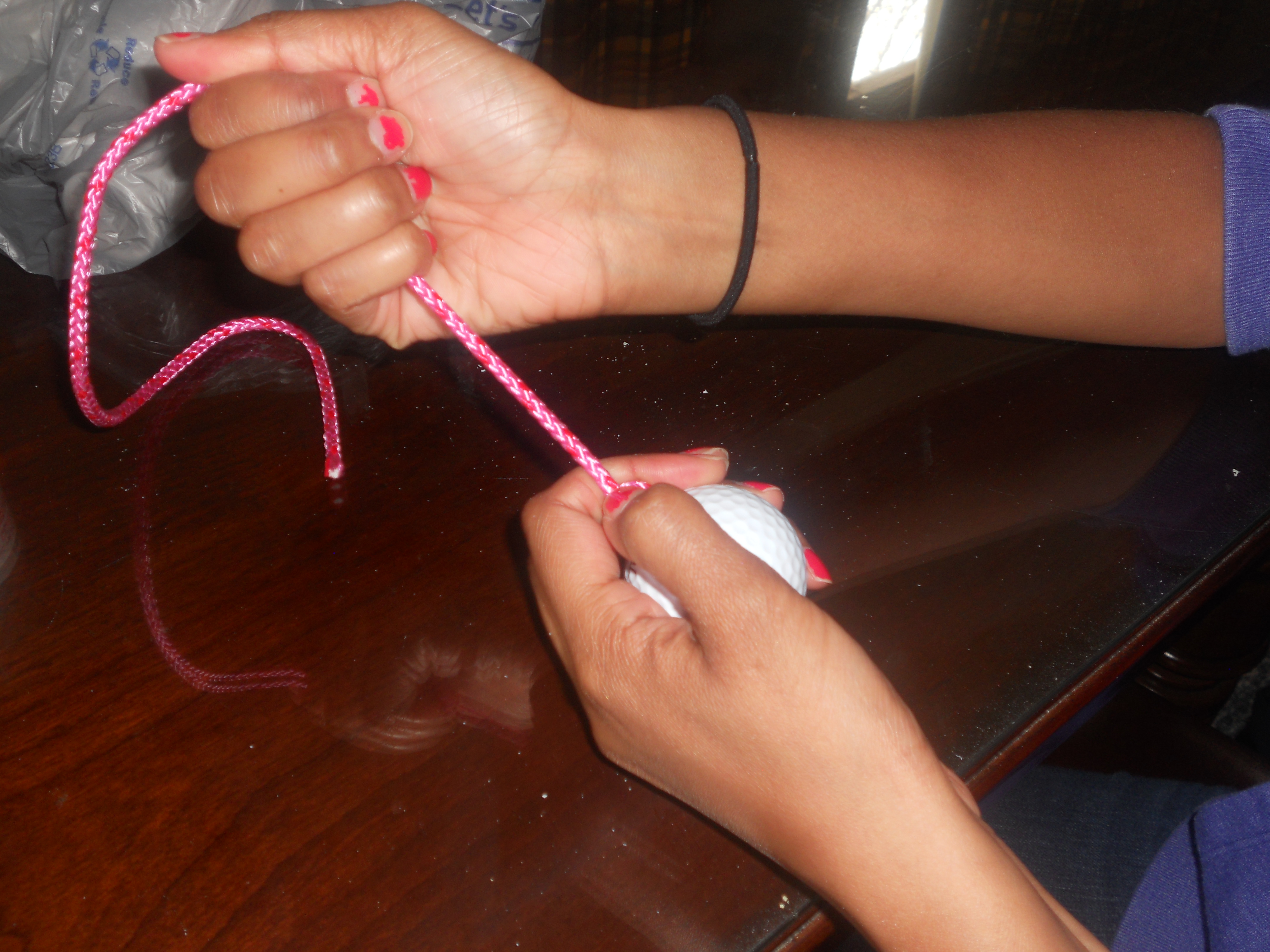 Stringing a Bolo.JPG