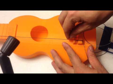 Stringing a Ukulele - Make a 3D Printed Ukulele - Part 9