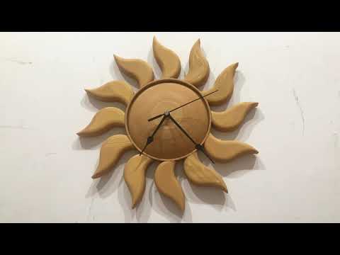 Sun Inspired Clock