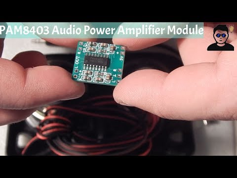 Super amplifier of sound speakers  with usb power supply(module PAM8403)