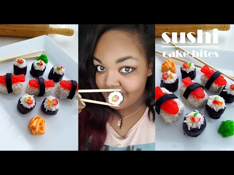 Sushi Cake Bites | Marisha's Couture Cakes