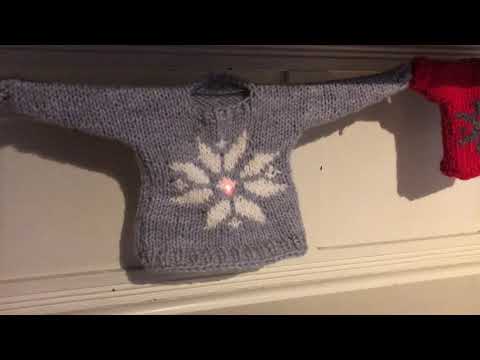 Sweater with LED