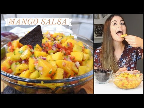 Sweet and Spicy | Mango Salsa Perfect Gameday Recipe Idea