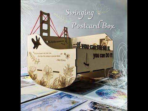 Swinging Postcard Box