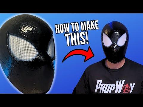 Symbiote Spider-Man Mask | EASY DIY Tutorial PS5