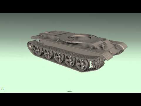 T-62 Tank Model for 3D Printing- Guide to Assemble T-62 3D Printed Parts