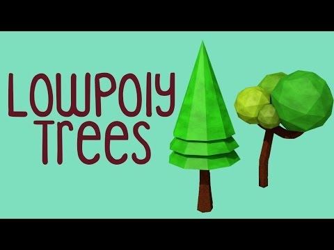 T2: Low Poly Trees - Cinema 4D