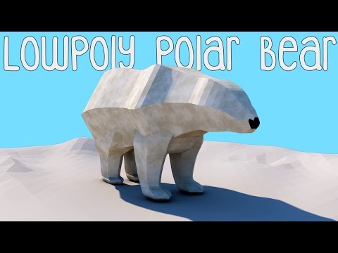 T3: Low Poly Polar Bear - Cinema 4D