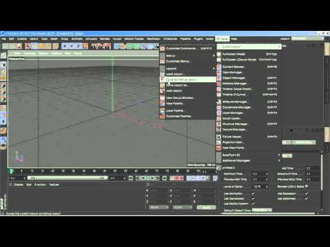 T6: Create and Save your Own Interface in Cinema 4D