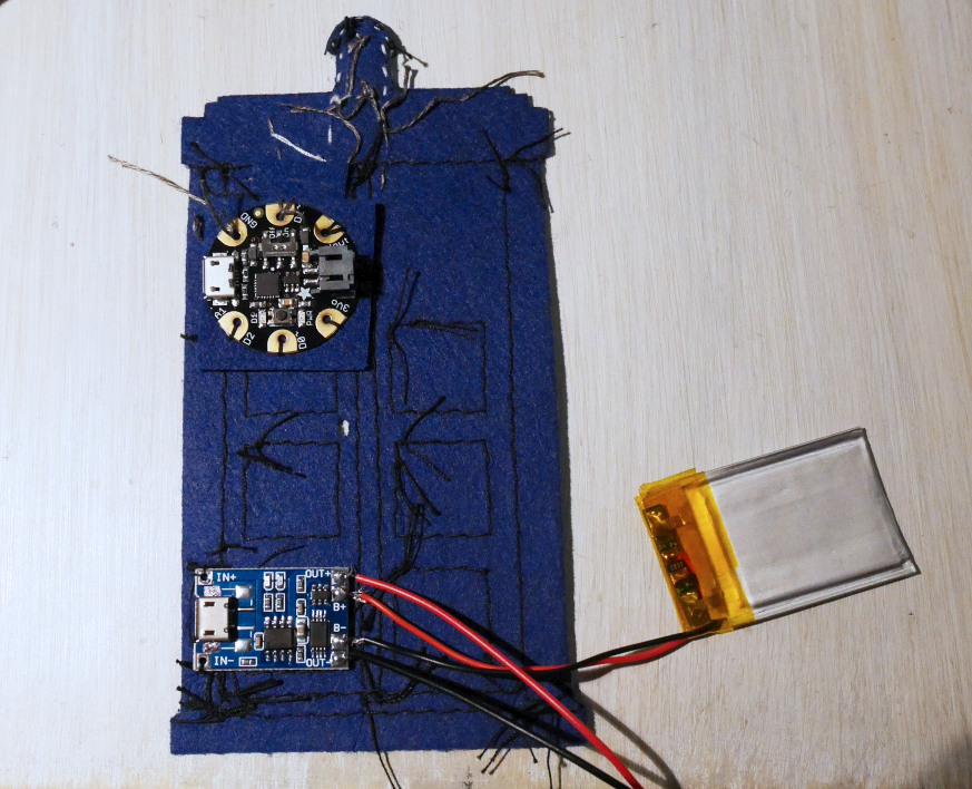 TARDIS electroncis sewing.jpg