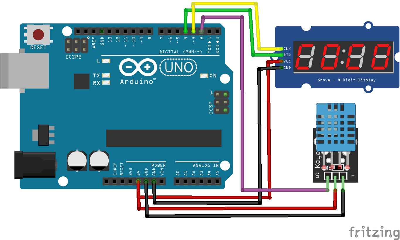 TM1637 7 Segment Display &amp; DHT11 temp sensor_bb.png