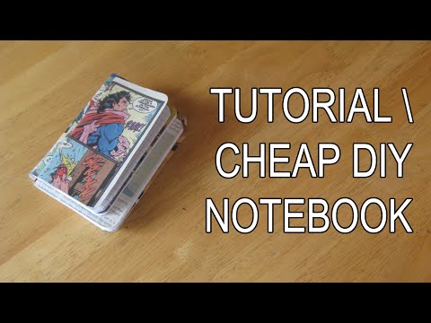 TUTORIAL \ Cheap Easy DIY Notebook