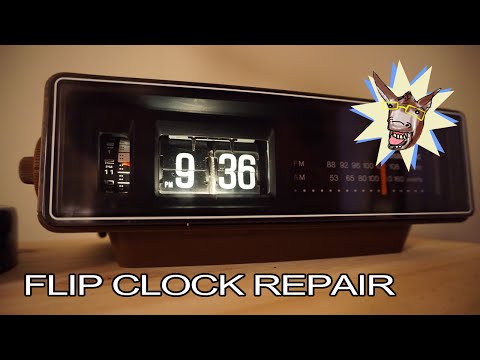 TUTORIAL \ How to Repair a Flip Clock (Panasonic RC-6030)