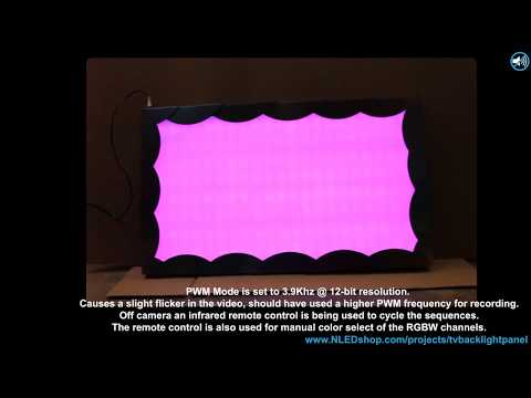 TV Backlight RGB LED Panel Conversion