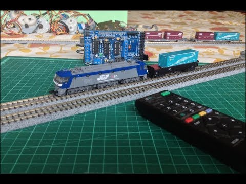 TV REMOTE controlled model train layout(Version 1)