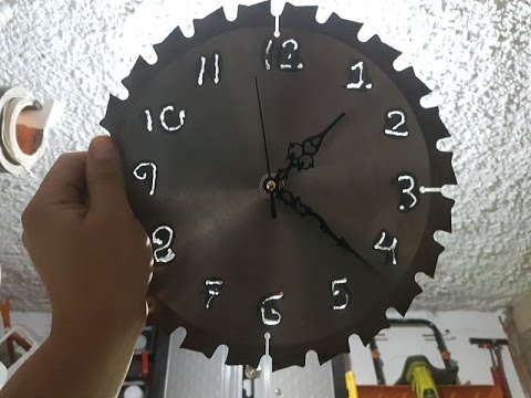 Table SAW  Blade Clock, Reloj de Sierra Circular