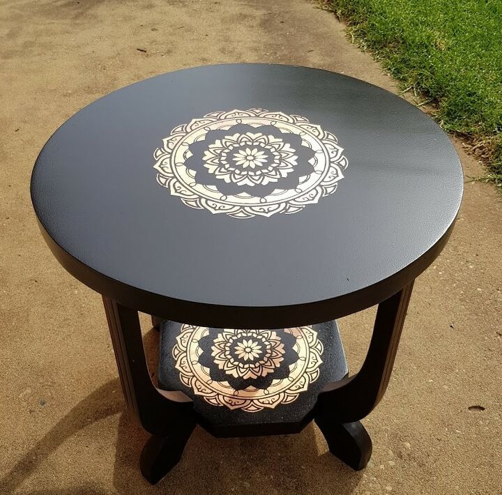 Table makeover using bronze leaf (13).jpg