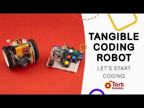 Tangible Coding Robot with Lego, Arduino, and 3D printed parts