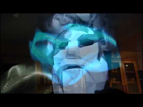 Techno Zeus: Projection Mapping onto a Mask