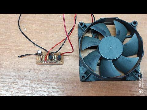 Temp fan control speed easy to buid and adapt