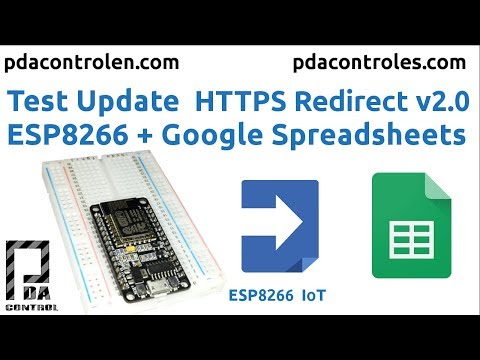 Test Update ESP8266 + Google Spreadsheets https Redirect V2.0 : PDAControl