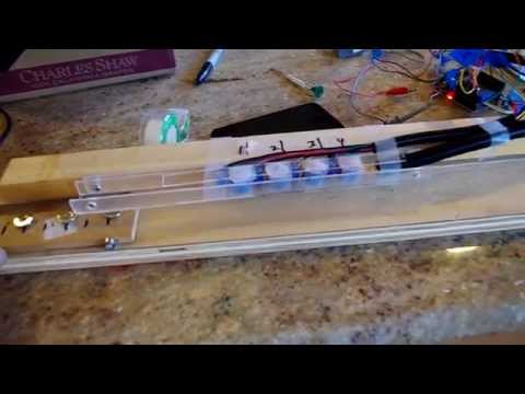 Testing Linear Induction Motor with Wheeled Car - IMGP5101