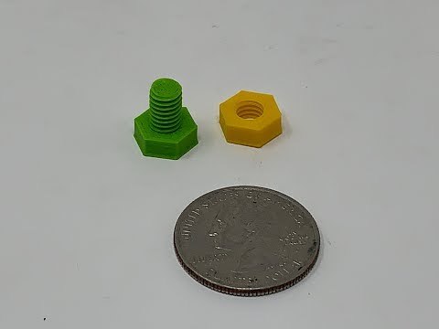 The &amp;quot;Nuts and Bolts&amp;quot; of How I Design, 3D Print and Prepare Nuts and Bolts.