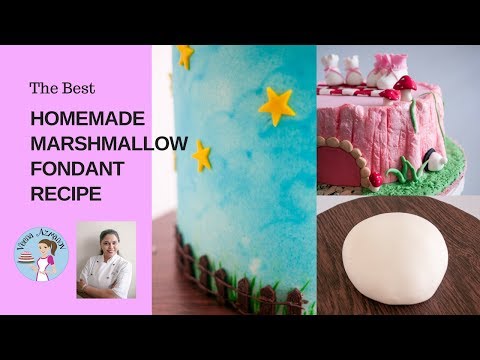 The BEST Homemade Marshmallow Fondant Recipe - Just 3 ingredients