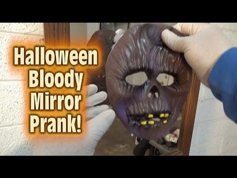 The Bloody Mirror Halloween Prank