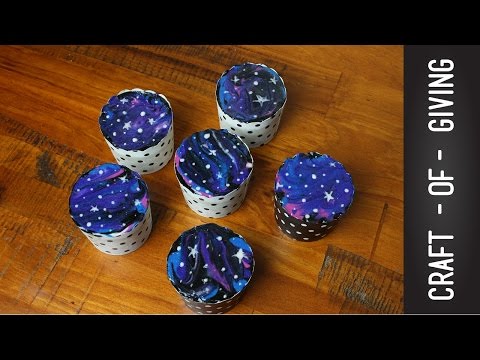 The EASIEST Galaxy Cupcakes | Craft of Giving