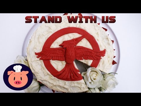 The Hunger Games: Mockingjay Cake (White Chocolate &amp;amp; Vanilla) - Treat Factory