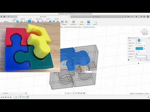 The Impossible Puzzle -- Fusion 360 (highres)