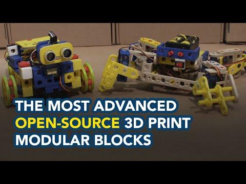 The Most Advanced Open Source 3D Print Modular Blocks