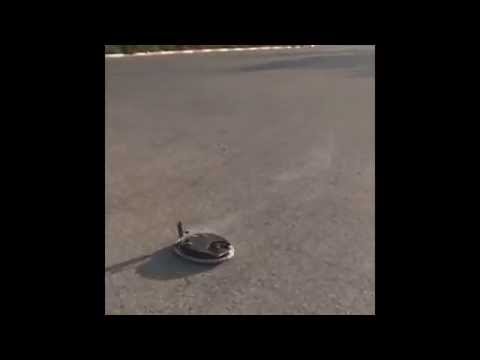 The RC hovercraft in action (quick video)