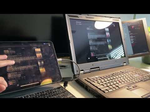 Thinkpad W701DS Main Monitor KVM