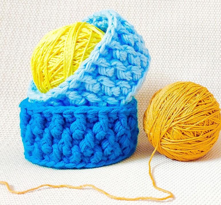 Three Strands Textured Crochet Organizer Baskets.jpg