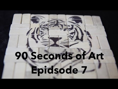 Tiger Hot Pad - 90 Seconds of Art: E7