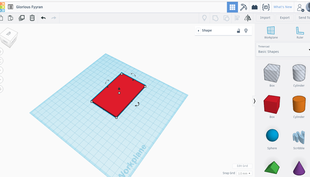 TinkerCad initial box.png