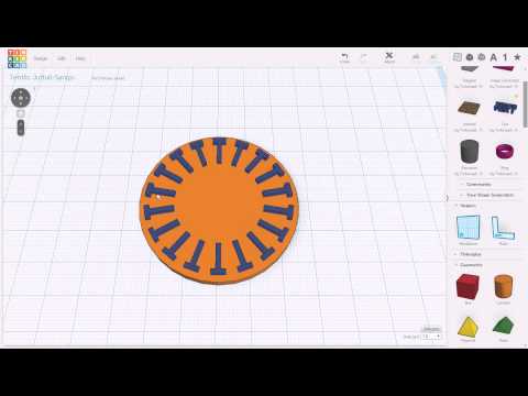 Tinkercad CircleArrayText