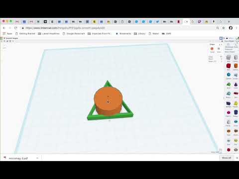 Tinkercad Deatly Hallows Project