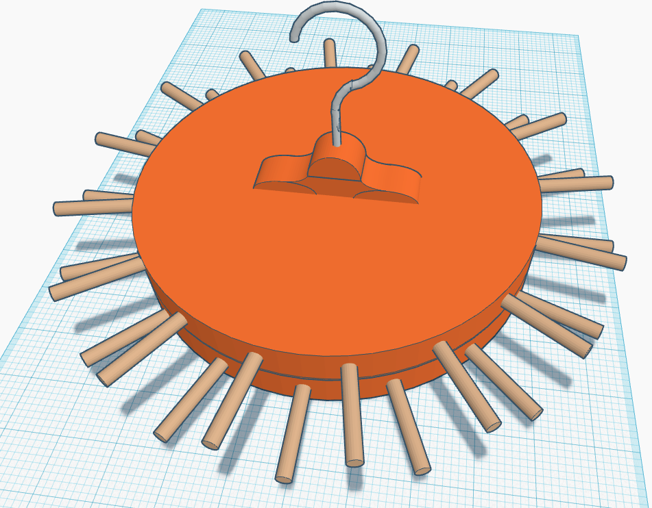 Tinkercad Design 6 wWood Hanger.png