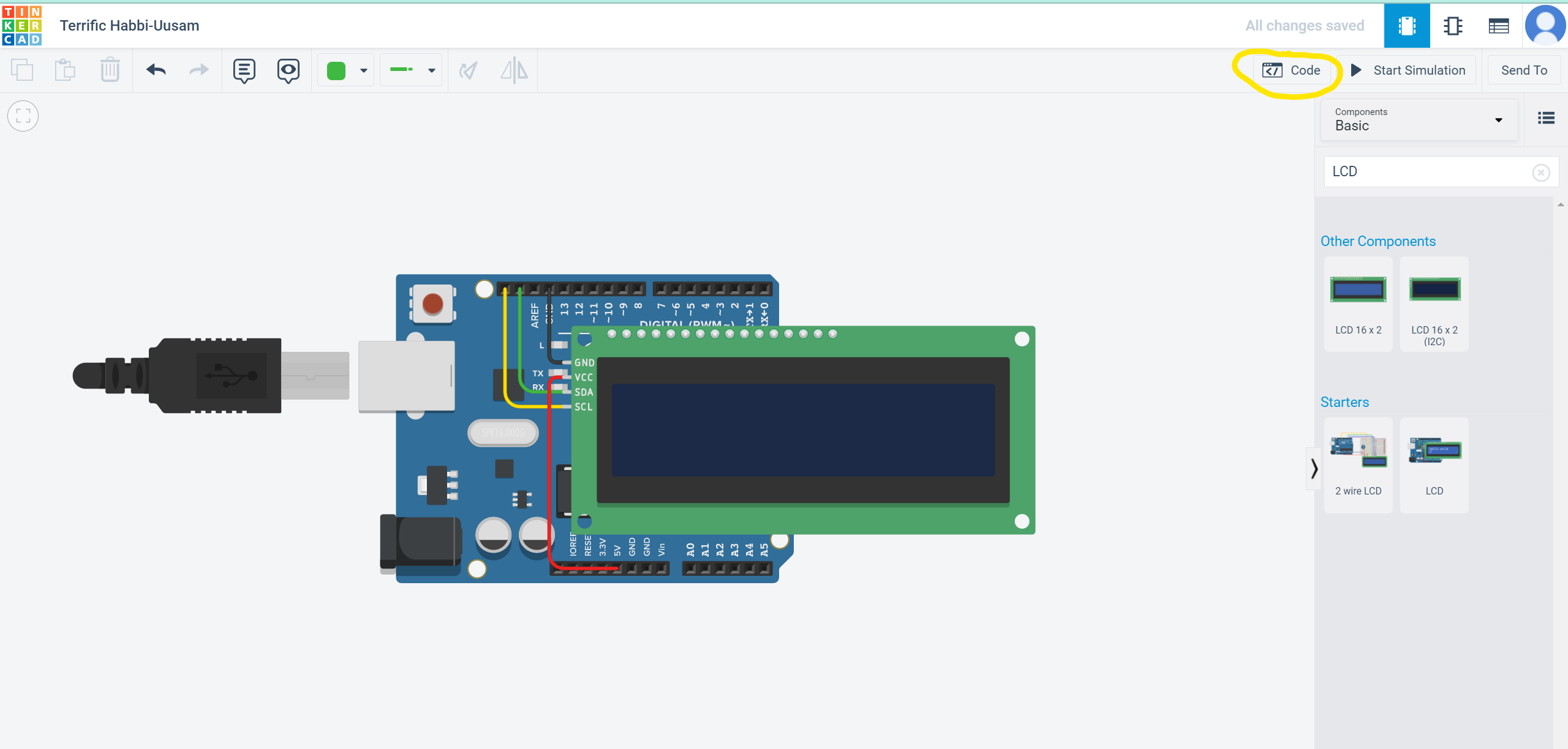 Tinkercad Screen shot select code.png